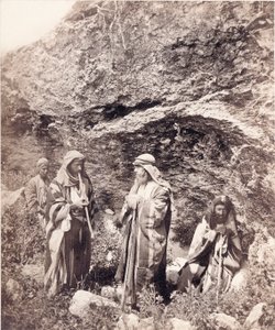 Bauern aus der Gegend von Jerusalem, ca. 1866-67 von Frank Mason Good