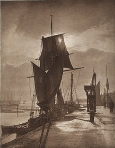 Sonnenschein und Regenschauer von Frank Meadow Sutcliffe