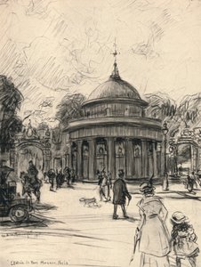 Eingang zum Parc Monceau, 1915