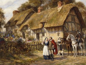Anne Hathaways Cottage von Frank Moss Bennett