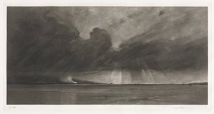 Wolkenmarsch über den Sands of Dee von Frank Short