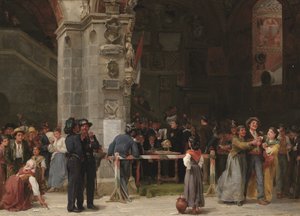 Zeichnung für den Militärdienst - modernes Italien von Frank William Warwick Topham