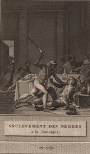 Aufstand der schwarzen Sklaven in Jamaika im Jahr 1760 von François Anne David