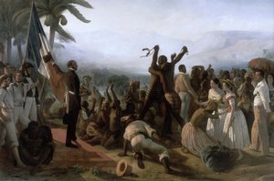 Proklamation der Abschaffung der Sklaverei in den französischen Kolonien, 27. April 1848 von François Auguste Biard