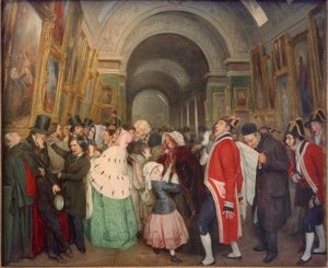 Vier Uhr, im Salon. (Schließung des jährlichen Salons der Malerei)
