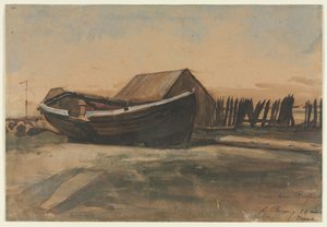 Boot am Strand, Le Tréport