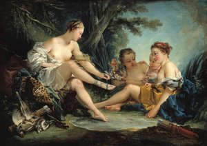 Dianas Rückkehr von der Jagd, 1745 von François Boucher