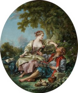Die Holzschuhe (Les Sabots). 1768 von François Boucher