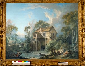 Le Moulin de Quiquengrogne in Charenton im Jahr 1758