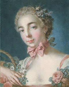 P.59-1959 Kopf von Flora, graviert von Louis-Marin Bonnet (1736-93) 1769 von François Boucher