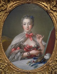 Porträt der Marquise de Pompadour 1721-1764, 1750