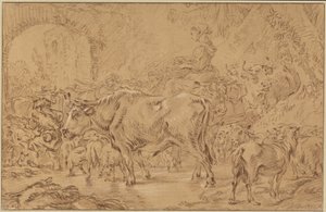 Rückkehr zur Herde von François Boucher