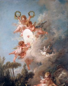 Der Engel (Detail) von François Boucher