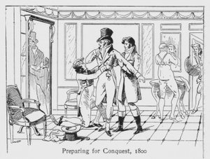 Vorbereitung auf die Eroberung, 1800 von François Courboin