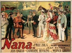 Filmplakat Nana von Jean Renoir, 1926