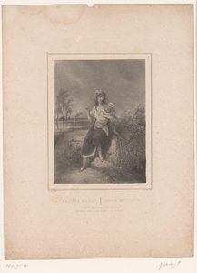 Mutter mit Baumstamm in Tuch gewickelt (Twaalf voorstellingen van diverse figuren) von François Grenier