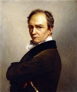 Porträt des Künstlers, der einen Stift hält von François Joseph Navez