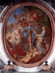 Ludwig XIV. präsentiert Europa den Frieden, frühes 18. Jahrhundert