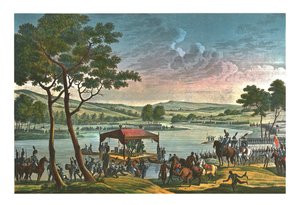 Treffen der beiden Kaiser, 25. Juni 1807, ca. 1850 von François Louis Couché