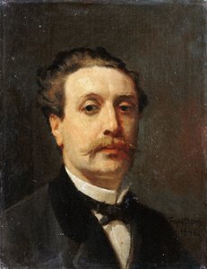 Porträt von Guy de Maupassant