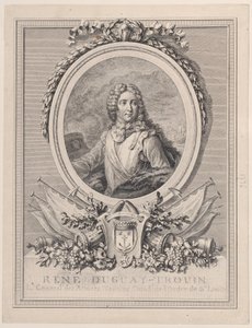 Porträt von René Duguay-Trouin, Generalleutnant der Marinearmeen des Königs, 1765-1807 von François Nicolas Barthélemy Dequevauviller