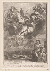 Vision der heiligen Theresa mit dem Ertrinkungstod von Ignatius von Azevedo von François Spierre