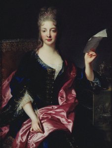 Porträt der Komponistin Elisabeth Claude Jacquet de La Guerre 1665-1729 von François Troy de