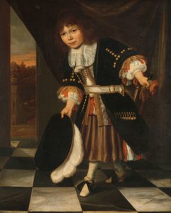 Porträt eines Jungen, genannt Der junge Sohn von Admiral van Nes (Der Sohn des Admirals) von François Verwilt