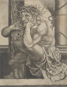 Christus als der Schmerzensmann, ca. 1522-25 von Frans Crabbe van Espleghem
