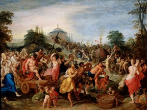 Bacchus-Prozession, 17. Jahrhundert