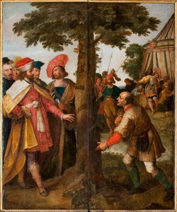 Das Wunder des gefällten Baumes. Das Wunder des Heiligen Gummarus, 1627