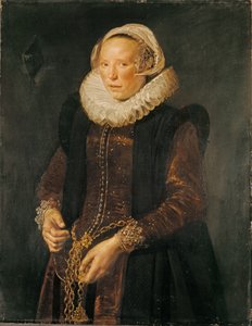 Porträt einer Frau, um 1611 von Frans Hals