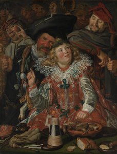 Fastnachtsnarren (Die fröhliche Gesellschaft) von Frans Hals