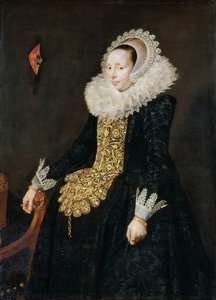 Porträt von Catharina Both van der Eem 1589-1666, 1620