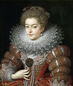 Porträt von Königin Elisabeth von Frankreich, Königin von Spanien