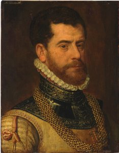 Porträt eines Gentlemans, mit dem Monogramm von Don Gaspar de Haro y Guzman