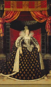 Marie de Medici (1573-1642) in Krönungsroben, ca. 1610