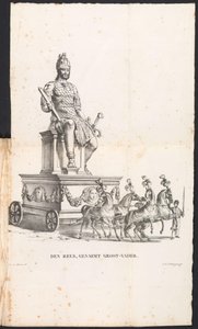Riese Großvater in der Parade für den Heiligen Rombout, 1825