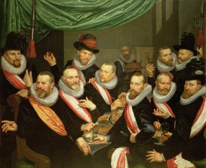 Bankett der Offiziere und Unteroffiziere der Zivilgarde von San Jorge