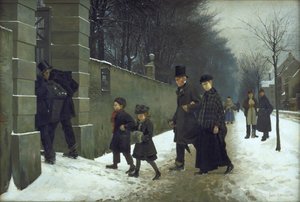 Eine Beerdigung von Frants Henningsen