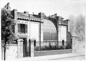 Atelier des Malers, 57, boulevard Arago, Paris. 1878