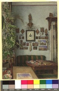 Das Atelier des Malers Franz Alt von Franz Alt