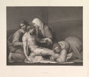 Die Beweinung Christi, 1841 von Franz Anton Erich Moritz Steinla