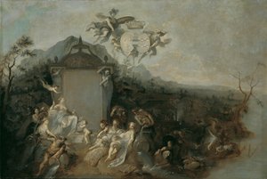 Allegorie auf Galizien und Lodomerien von Franz Anton Maulbertsch
