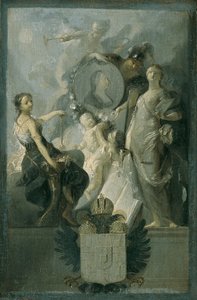Huldigung für Kaiserin Maria Theresia von Franz Anton Maulbertsch
