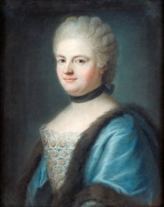 Porträt von Marie Leszczynska, Königin von Frankreich 1703-1768 von Franz Bernhard Frey