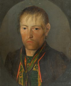 Porträt eines Bauern von Franz Gasser