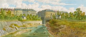 Die Elisabethbrücke über den Wienfluss