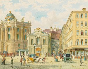 Das alte Burgtheater in Wien