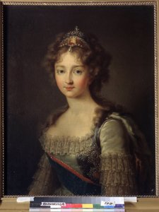 Porträt der Kaiserin Elisabeth Alexejewna, Prinzessin Louise Augusta von Baden